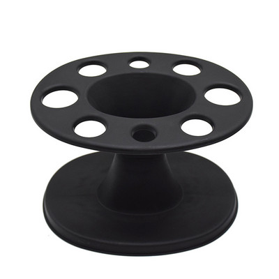 1 vnt. salono kirpyklos šukos PP laikymo stovas kirpyklų šukoms šepečiai žirklės geležies ritininis tvarkyklės stovas plaukų formavimo laikiklis