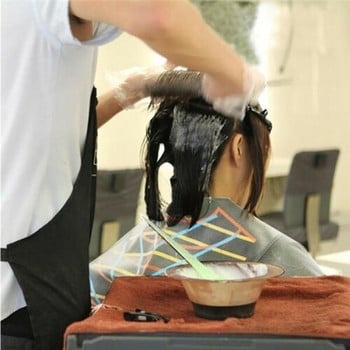 Σαλιάρα βαφής μαλλιών Επαγγελματικό κολάρο κοπής κομμωτηρίου Αδιάβροχο PVC Ακρωτήριο βαφής μαλλιών