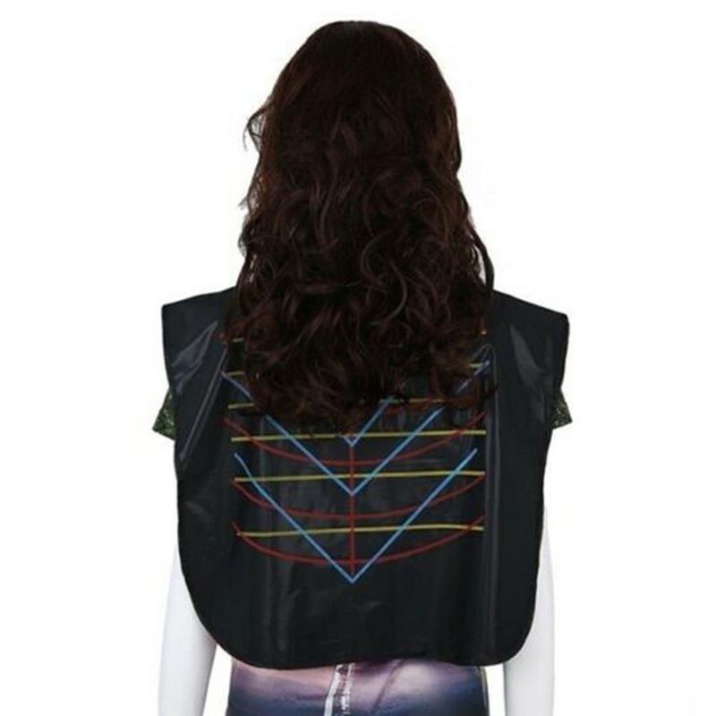 Plaukų dažymas Seilinukas Profesionalus salonas Kirpykla kirpimas Apykaklė vandeniui atspari PVC plaukų dažų kepuraitė