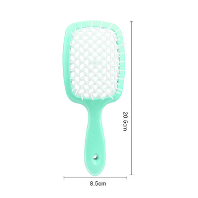 Plaukų šepetys su ventiliacija formavimo didelių plokščių šukos Antistatinis plaukų šepetys Kirpėjo įrankiai Masažo šepečiai plaukams Moterims Vyrams Vaikų Plaukų šukos