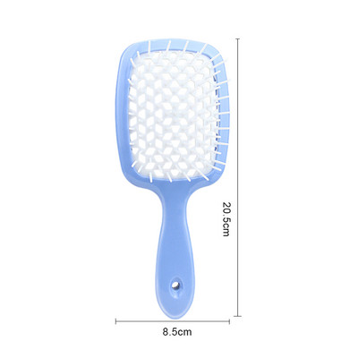 Plaukų šepetys su ventiliacija formavimo didelių plokščių šukos Antistatinis plaukų šepetys Kirpėjo įrankiai Masažo šepečiai plaukams Moterims Vyrams Vaikų Plaukų šukos