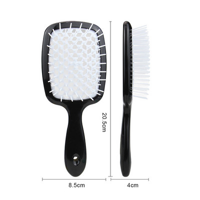 Plaukų šepetys su ventiliacija formavimo didelių plokščių šukos Antistatinis plaukų šepetys Kirpėjo įrankiai Masažo šepečiai plaukams Moterims Vyrams Vaikų Plaukų šukos