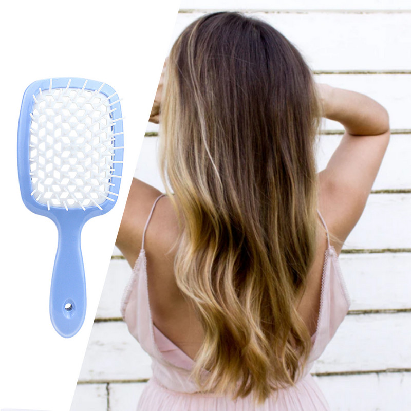 Plaukų šepetys su ventiliacija formavimo didelių plokščių šukos Antistatinis plaukų šepetys Kirpėjo įrankiai Masažo šepečiai plaukams Moterims Vyrams Vaikų Plaukų šukos