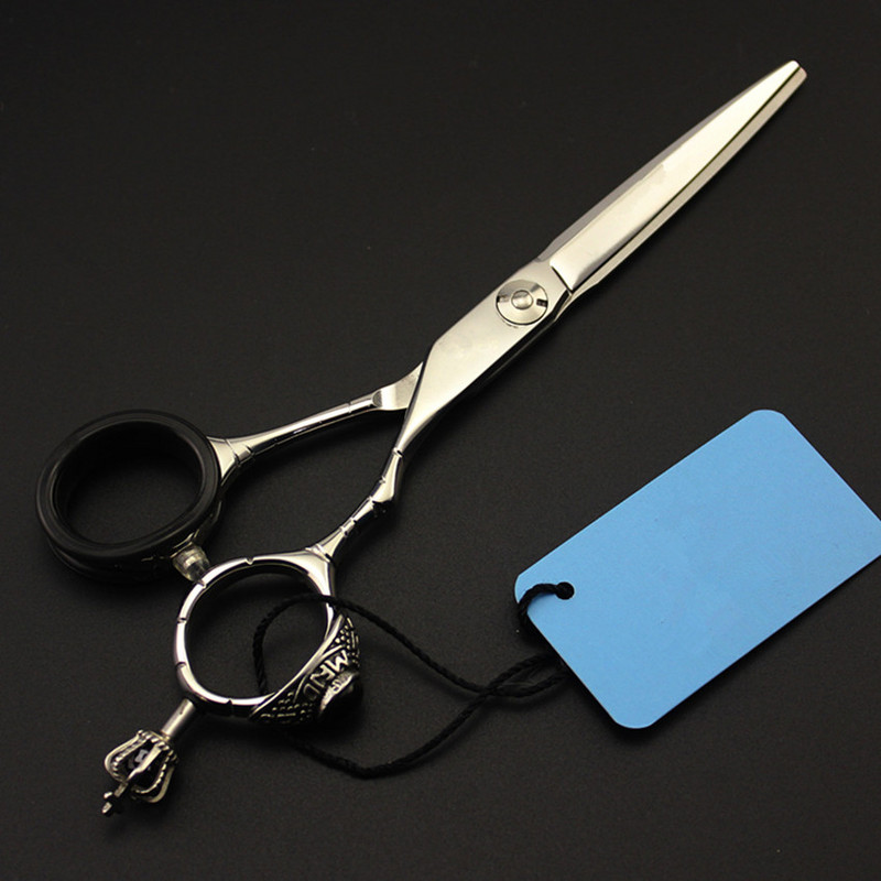 Visokokvalitetne profesionalne 6 inčne Japan 440c Crown škare za kosu salon šminka makas škare za rezanje brijač frizerske škare