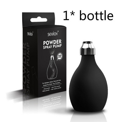 1 buc sticlă de pulverizare cu pulbere reîncărcabilă pentru salon de coafură, barber Baircut, pulbere de talc, recipient pentru instrumente de styling, accesorii cu ridicata