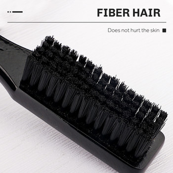 Μασίφ ξύλο κομμωτικής βούρτσα καθαρισμού μαλλιών Barber Neck Duster Βούρτσα Σπασμένη Αποτρίχωση Χτένι Εργαλεία styling μαλλιών Χτένι