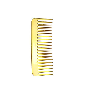 Гореща разпродажба Golden Large Wide Tooth Pro Salon Barber Hairdressing Combs Боядисване Гребен за оформяне Инструменти