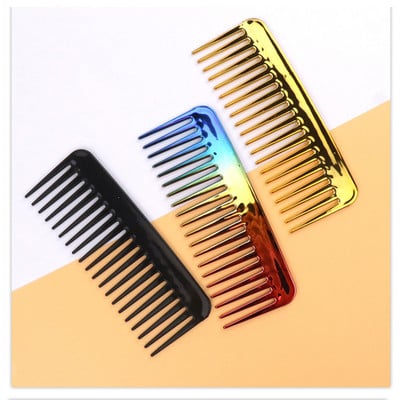 Hot Ale Golden Large Wide Tooth Pro Szalon Fodrász Fodrász Fésűk Festés Styling Fésű eszközök