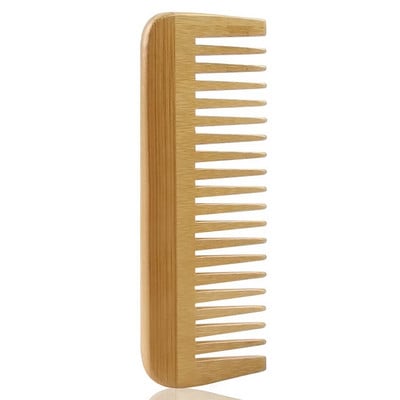 AD storio medžio masyvo šukos plačių dantų šukos Nešiojamos formavimo masažo antistatinės plaukų šukos be rankenų kirpyklų šukos