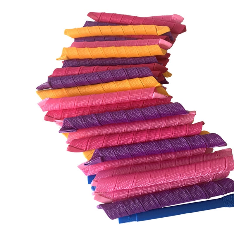 55 cm pārnēsājams maģiskais ruļļi DIY matu ruļļi spirālveida apaļas cirtas Wave Former bez karstuma ruļļi sievietēm un meitenēm