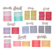 12 kom. Wave Hairstying Perm Šipke Uvijači Set frizerskih alata Set salonskih valjka za kosu Set kopči Alati za oblikovanje kose