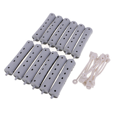 12 kom. Wave Hairstying Perm Šipke Uvijači Set frizerskih alata Set salonskih valjka za kosu Set kopči Alati za oblikovanje kose