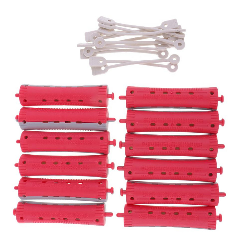 12 kom. Wave Hairstying Perm Šipke Uvijači Set frizerskih alata Set salonskih valjka za kosu Set kopči Alati za oblikovanje kose