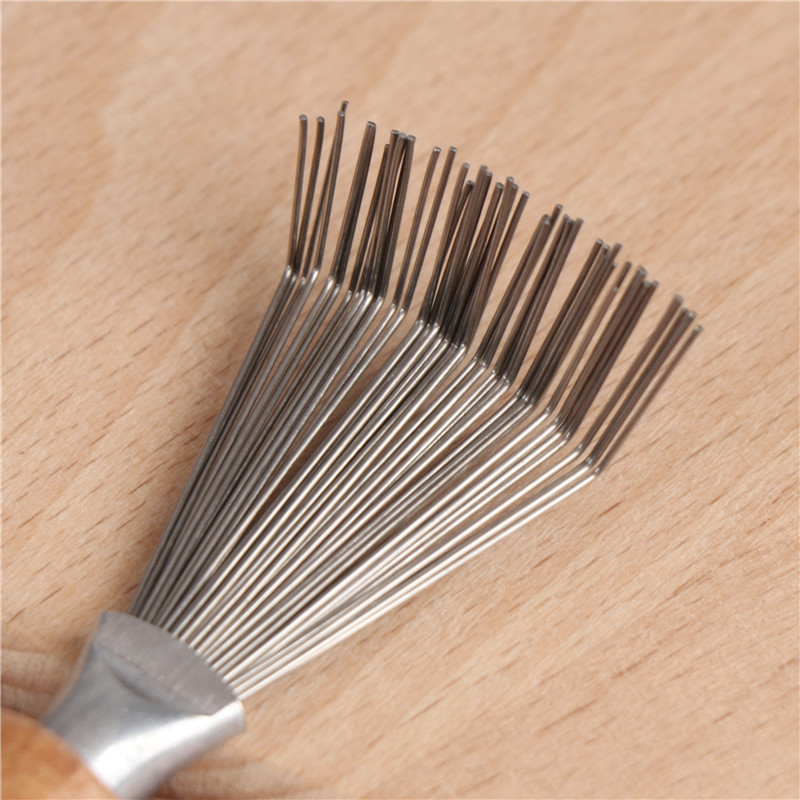 1KOM Drveni češalj Čistač Delikatno čišćenje Uklonjiva četka za kosu Češalj Čistač Alat Drška Ugrađeni alat Slomljeni čistač kose