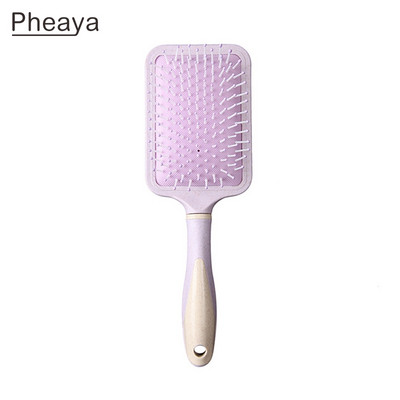 Pheaya veliki pločasti češalj Boja Airbag Češalj Njega kose Vlasište Četka za kosu Alat za oblikovanje Žene Muškarci Salonski dodaci