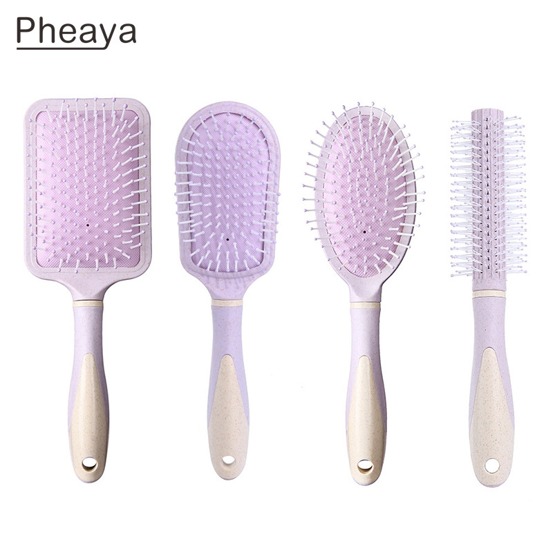 Pheaya veliki pločasti češalj Boja Airbag Češalj Njega kose Vlasište Četka za kosu Alat za oblikovanje Žene Muškarci Salonski dodaci