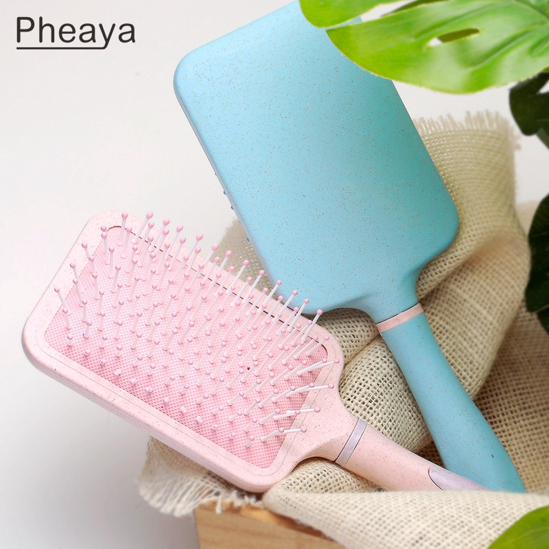 Pheaya veliki pločasti češalj Boja Airbag Češalj Njega kose Vlasište Četka za kosu Alat za oblikovanje Žene Muškarci Salonski dodaci