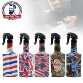 500ML ретро фризьорски спрей бутилка спрей за дезинфекция на алкохол непрекъсната фина мъгла въздушно налягане салон фризьор бутилка вода