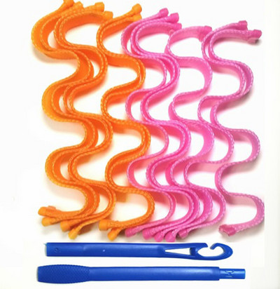 12 komada čarobnog uvijača za kosu DIY valoviti valjci za uvijanje kose prijenosni štapići za frizure 30 cm izdržljivi alati za uvijanje kose