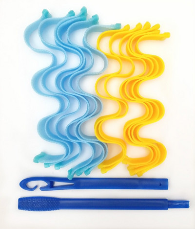 12 komada čarobnog uvijača za kosu DIY valoviti valjci za uvijanje kose prijenosni štapići za frizure 30 cm izdržljivi alati za uvijanje kose