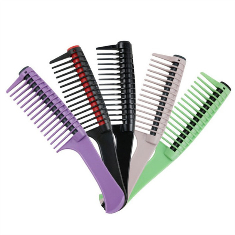 Ritininės šukos nuo plaukų slinkimo Specialios ritininės šerdies nuimamos šukos kirpyklos šukos Pro Salon Barber plaukų formavimo įrankiai