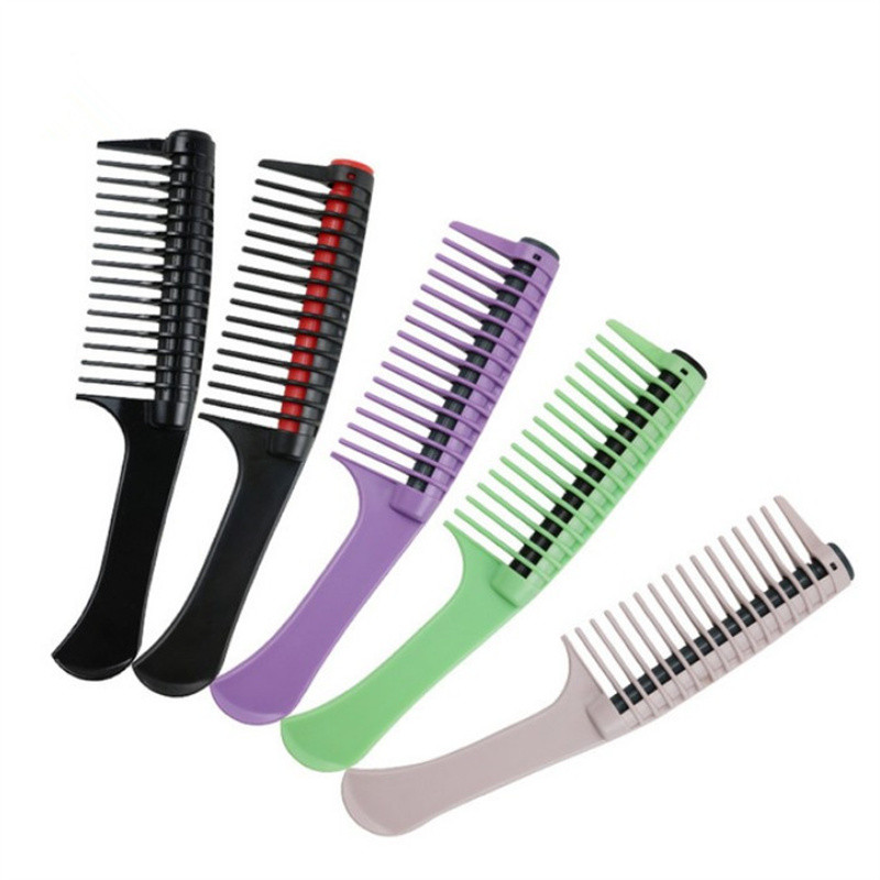 Ritininės šukos nuo plaukų slinkimo Specialios ritininės šerdies nuimamos šukos kirpyklos šukos Pro Salon Barber plaukų formavimo įrankiai