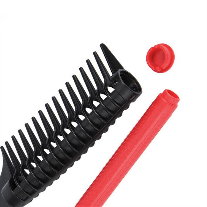 Ritininės šukos nuo plaukų slinkimo Specialios ritininės šerdies nuimamos šukos kirpyklos šukos Pro Salon Barber plaukų formavimo įrankiai