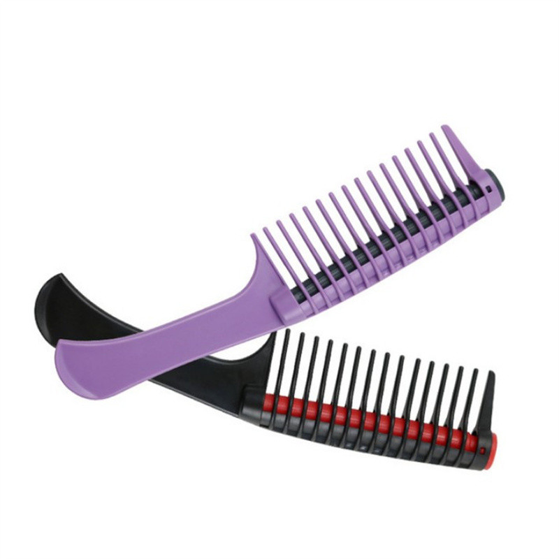 Ritininės šukos nuo plaukų slinkimo Specialios ritininės šerdies nuimamos šukos kirpyklos šukos Pro Salon Barber plaukų formavimo įrankiai