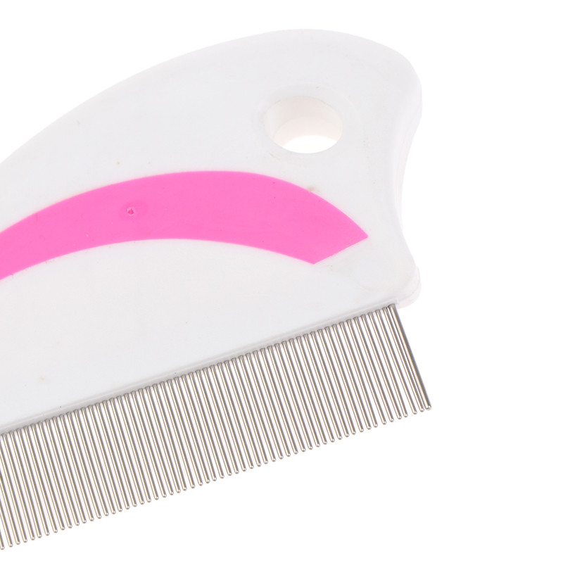1kom Čelični terminator češalj za uši, dječji češalj za uklanjanje kose, zubi velike gustoće, bez gnjida, dugi zubi, protuklizne trake, češalj za uši
