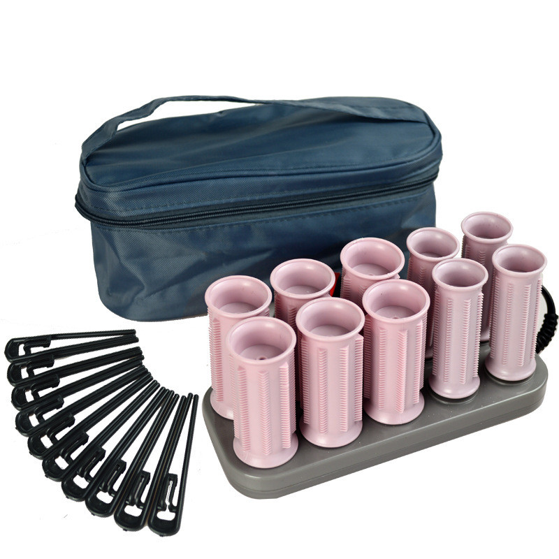 10 KOM/Set Uvijači za kosu Električna cijev Grijani valjak Štapići za oblikovanje kovrčave kose Alati Masažni valjak Uvijači Dodaci 25 mm-30 mm