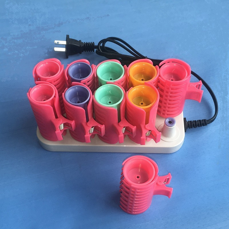 10 KOM/Set Uvijači za kosu Električna cijev Grijani valjak Štapići za oblikovanje kovrčave kose Alati Masažni valjak Uvijači Dodaci 25 mm-30 mm