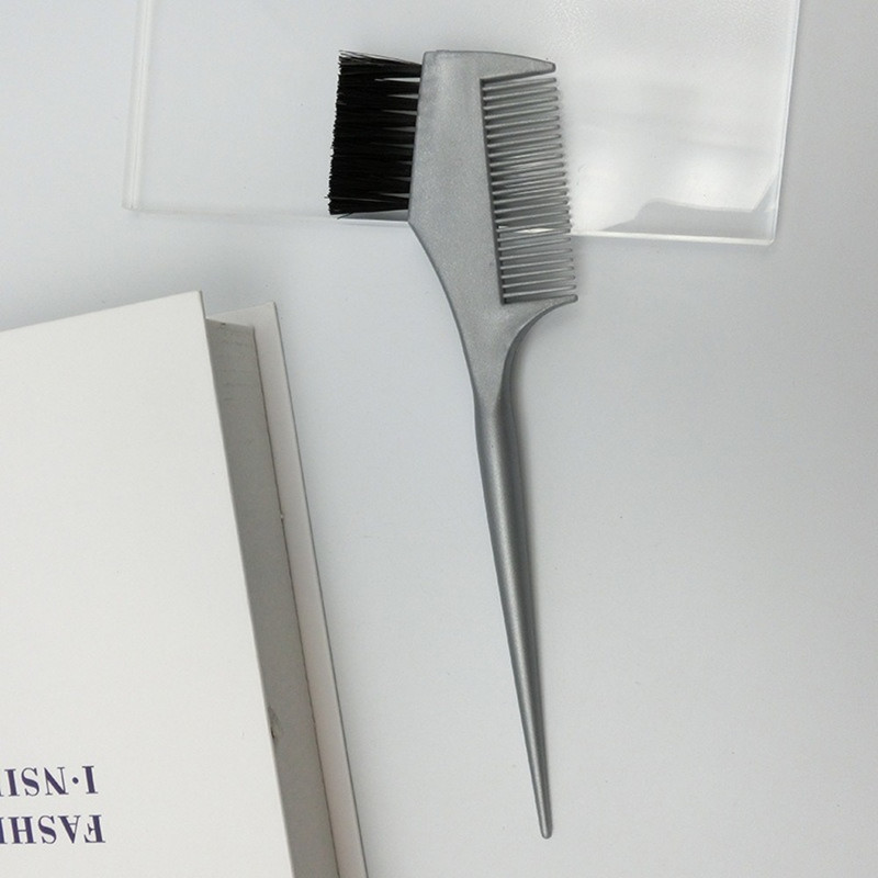 1 db műanyag hajfesték ecsetek kiemelő árnyalatot színező fésűk ecsettel Barber Pro Salon hajformázó eszközök barkács Kezdőlap