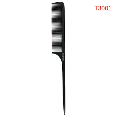 Point-tail Highlight Comb Υψηλής γυαλάδας Χτένα Point-tail Πλαστική χτένα κομμωτηρίου Χρώμα βούρτσα χτενίσματος Εργαλείο ύφανσης με κλιπ μαλλιών