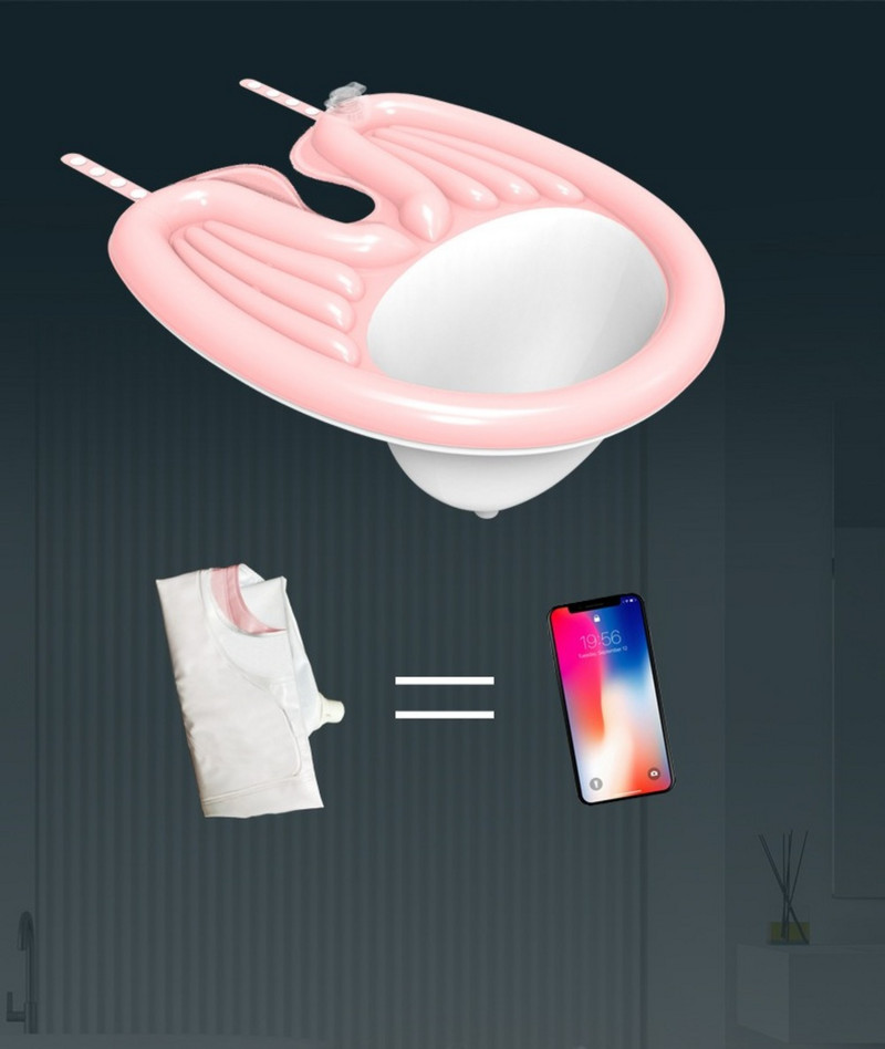 Prijenosni umivaonik za kosu na napuhavanje Sklopivi ugrađeni naslon za glavu na napuhavanje Umivaonik za šampon za kosu Alati za starije trudnice