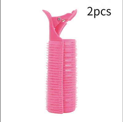 2/4 buc Role de păr leneș Rădăcină de păr Breton pufos Breton Agrafe de păr din plastic autoadezive pentru ondulare Agrafe pentru coafat Unelte Trandafir