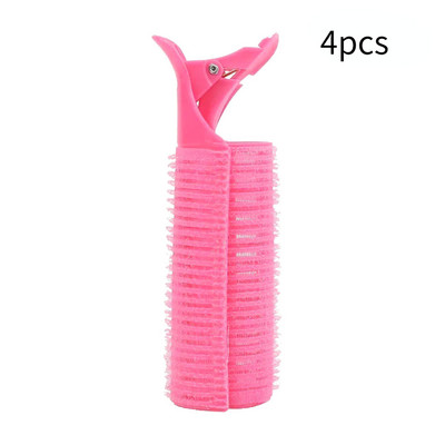 2/4 buc Role de păr leneș Rădăcină de păr Breton pufos Breton Agrafe de păr din plastic autoadezive pentru ondulare Agrafe pentru coafat Unelte Trandafir