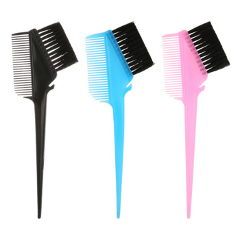 5PCS Комплект купа с четки за боядисване на коса с капачки за уши Смесител за бои Тониране на боядисване на коса Апликатор за оцветяване Фризьорски аксесоари за оформяне