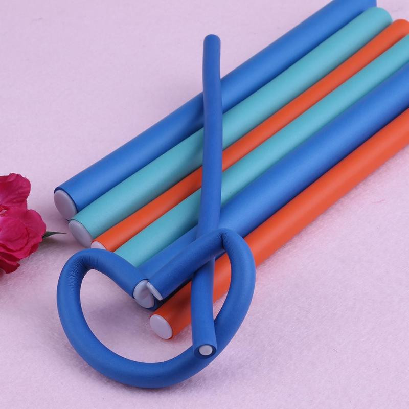 10 kom uvijača za kosu Univerzalni gumeni mini uvijač za kosu DIY Frizerski alat za uvijač za kosu (nasumična boja)