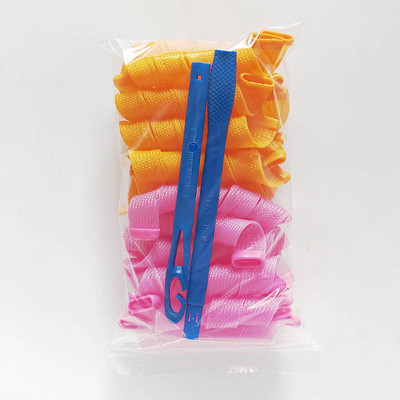 12/10 Vnt Nešildomų garbanų plaukų voleliai Moteriški plaukų garbanojimo žnyplės Galvos juostelė Mieganti Minkšta bangų formuotoja Be karštų garbanų suktukai modeliuotojas