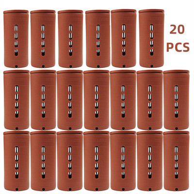 20 buc Tije de permanentă extra mari Tije pentru păr natural Val la rece pentru rulouri de păr lung Curling Curling Styling pentru femei Home Hairdre