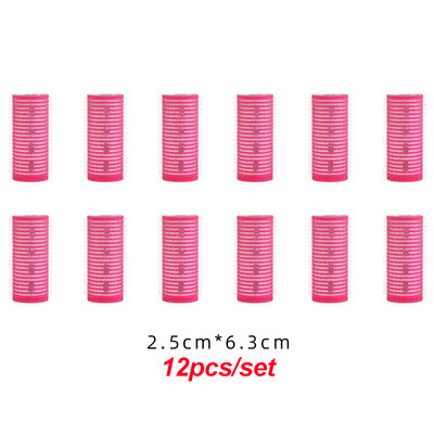 12 vnt./rinkinys Aliuminio folijos šerdies nailoniniai plaukų voleliai, greitai įkaistantys, dideli suktukai Air Bang Sleep lipni garbanojimo juosta 1675