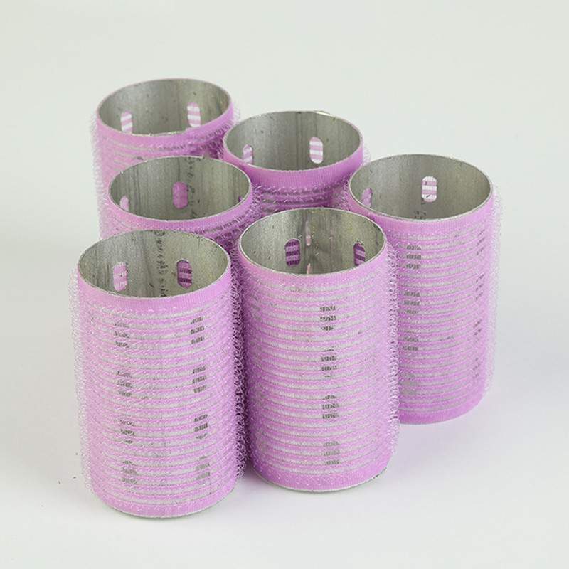 12 vnt./rinkinys Aliuminio folijos šerdies nailoniniai plaukų voleliai, greitai įkaistantys, dideli suktukai Air Bang Sleep lipni garbanojimo juosta 1675