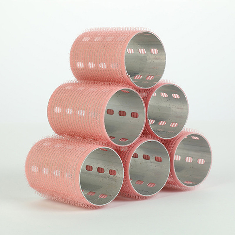 12 vnt./rinkinys Aliuminio folijos šerdies nailoniniai plaukų voleliai, greitai įkaistantys, dideli suktukai Air Bang Sleep lipni garbanojimo juosta 1675