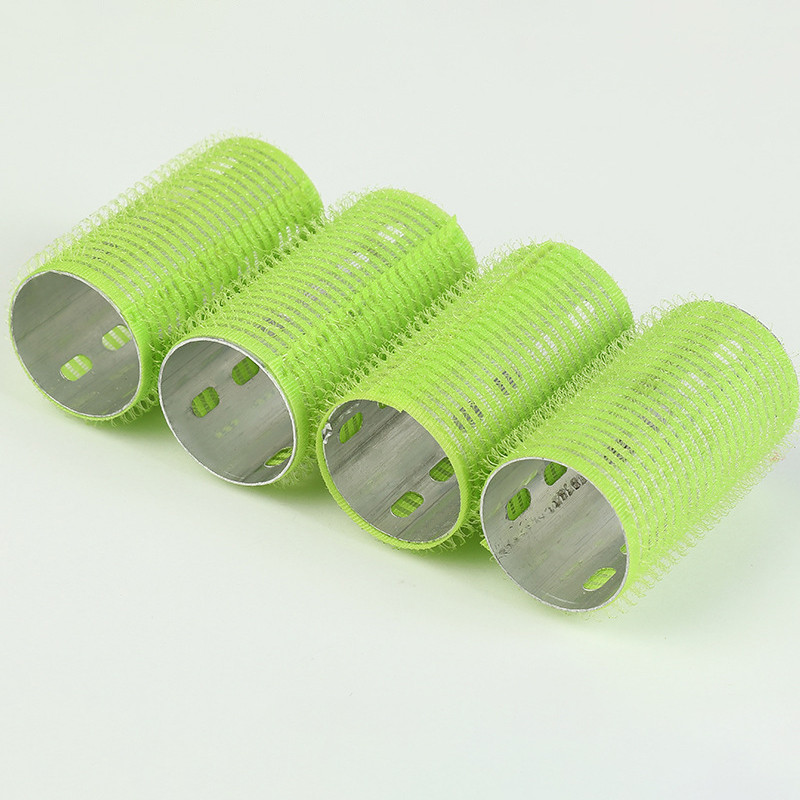 12 vnt./rinkinys Aliuminio folijos šerdies nailoniniai plaukų voleliai, greitai įkaistantys, dideli suktukai Air Bang Sleep lipni garbanojimo juosta 1675