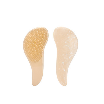 Marmurinės „Magic Soft Tooth“ šukos Antistatinis plaukų šepečio rankenėlė, susivėlusi šukos dušo masažo šukos salono plaukų formavimo priemonė