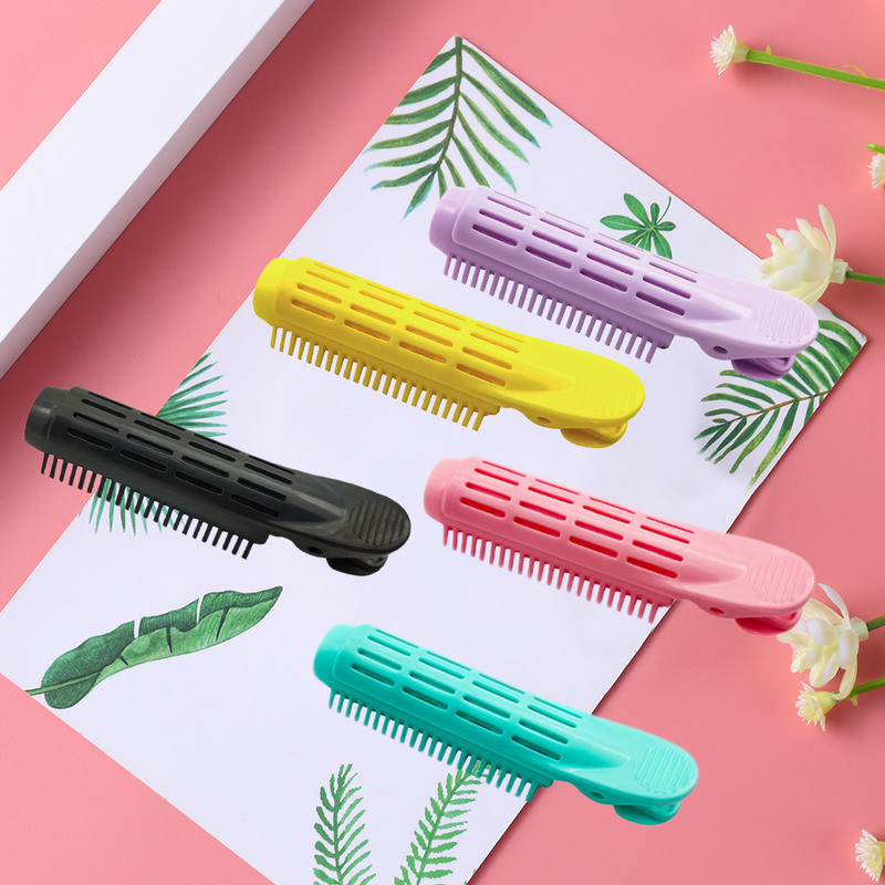 2vnt./rinkinys Nešildomi plaukų voleliai suktukai kirpčiukai plaukų šaknų apimtį didinantys segtukai pūkuoti plaukų segtukai nešiojami korėjietiški plaukų aksesuarai moterims