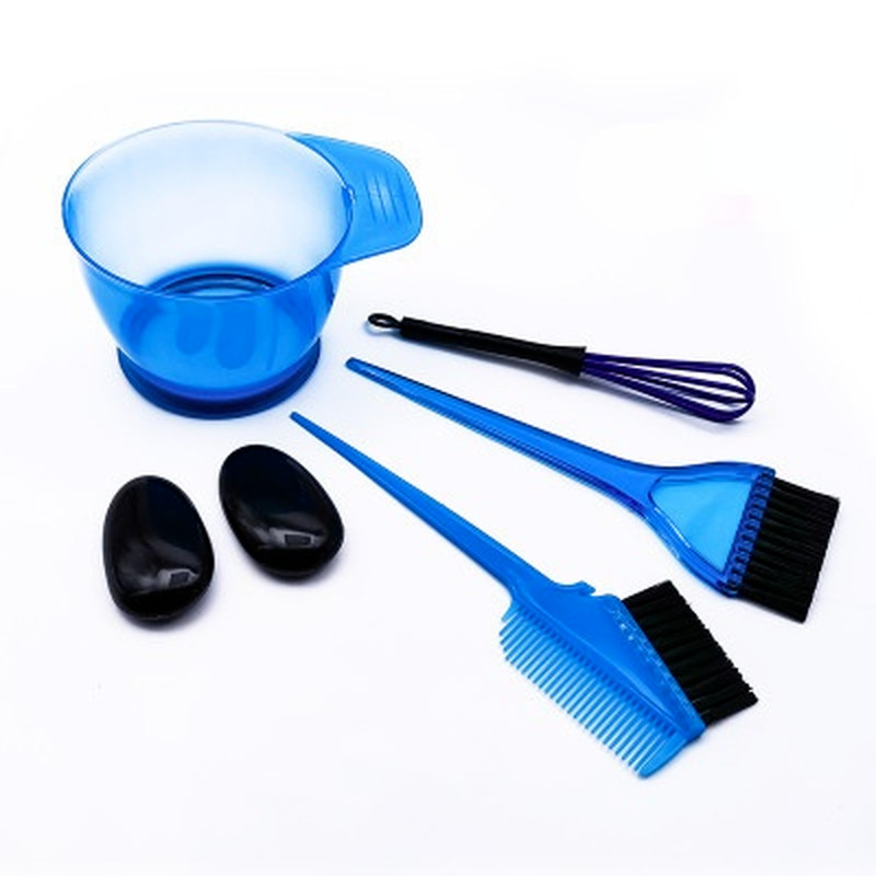 5vnt/Rinkinys Plaukų dubuo Šukos Šepečiai Įrankiai Plaukų Spalvų Maišytuvas Kirpyklos Salonas Atspalvis Kirpyklų formavimo rinkinys