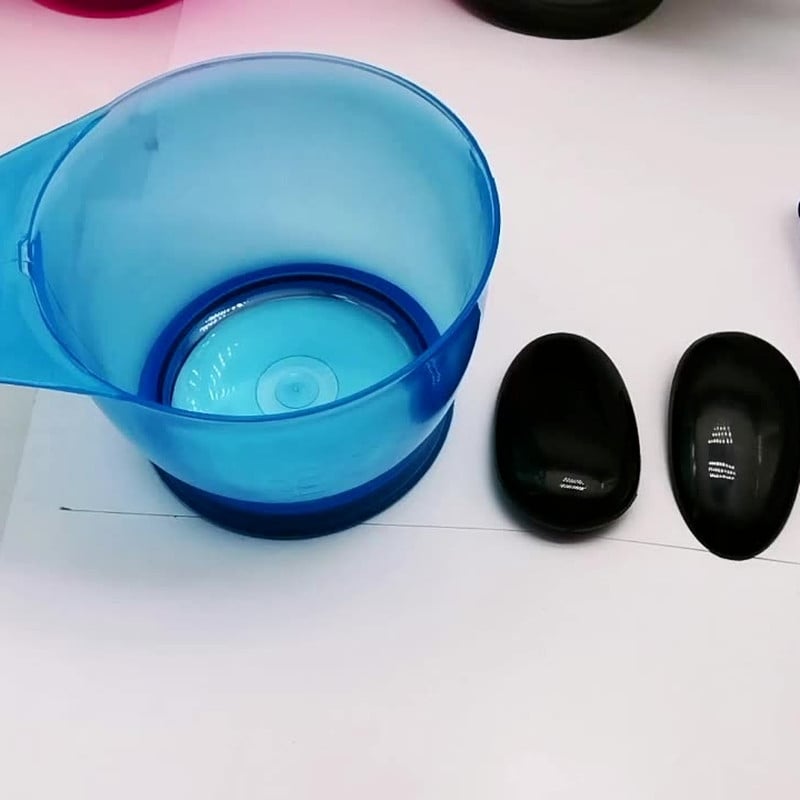 1/5 buc Set de bol de perie pentru culoarea vopselei de păr cu capace pentru urechi Mixer de vopsea pentru ten de păr Aplicator de colorat pe moarte Accesorii pentru coafură
