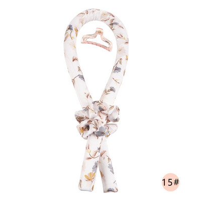 Lazy Silk Ribbon Uvijač za kosu Pjena za spavanje Spužva Heatless Štap za uvijače Traka za glavu Big Wave Uvijači Set Alati za oblikovanje