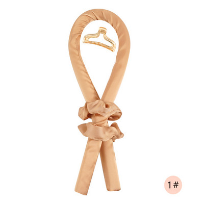 Lazy Silk Ribbon Uvijač za kosu Pjena za spavanje Spužva Heatless Štap za uvijače Traka za glavu Big Wave Uvijači Set Alati za oblikovanje